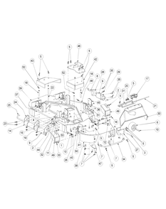 Part Location Diagram of 02001386 MTD Pull Fold Hinge Lock